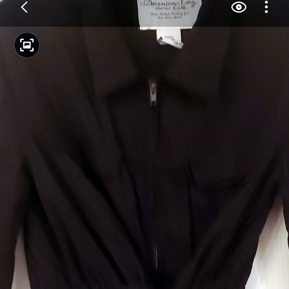 American Rag Boho XS Black Shirt Jacket - Picture 2 of 6